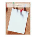 Pushpin Note Memo Board (8-1/2"x11")